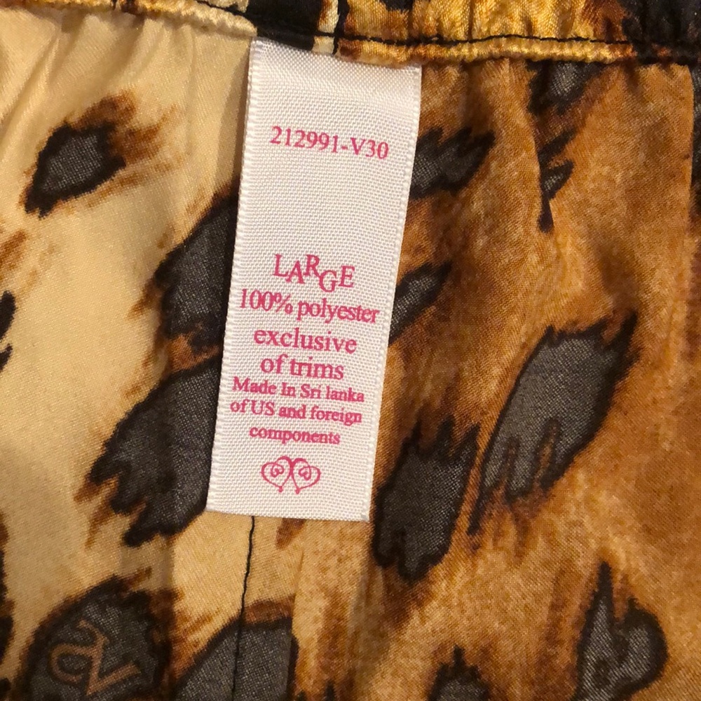 Victoria’s Secret silk feel Leopard print Pajama - Picture 5 of 11